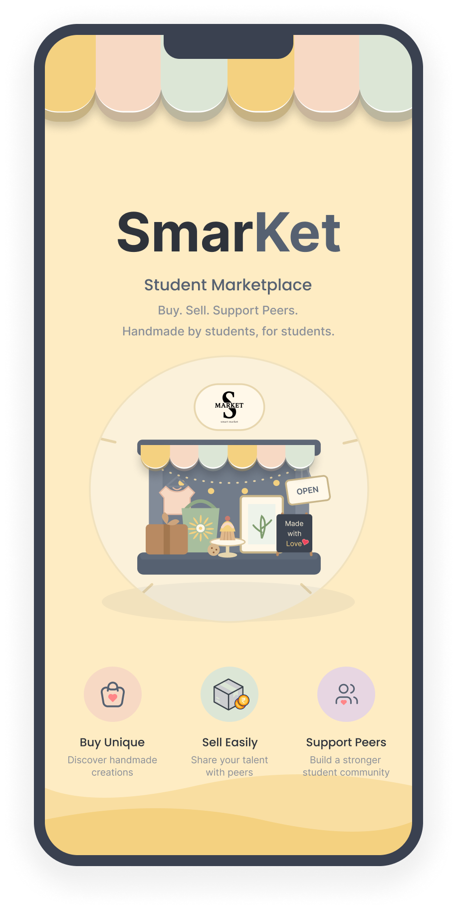 SmarKet Splash screen