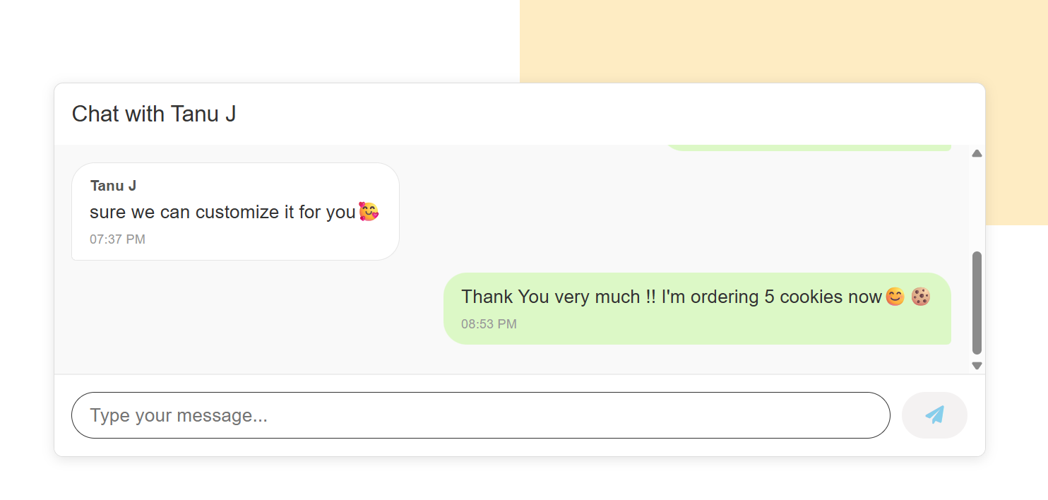 Chat with Seller