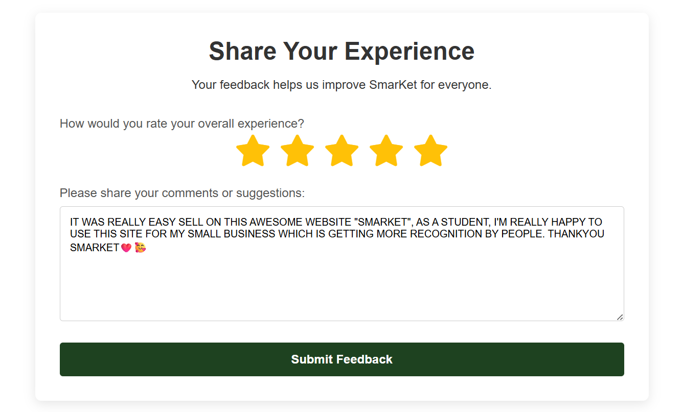Feedback Form