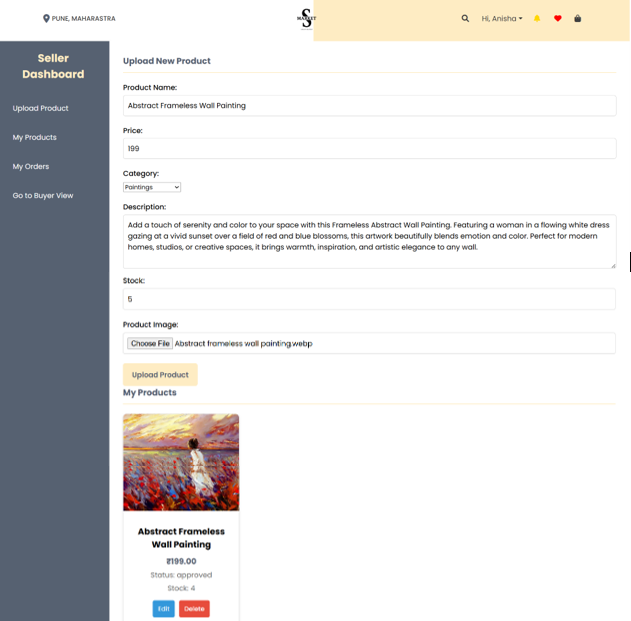 Seller Dashboard